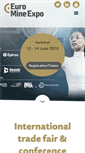 Mobile Screenshot of euromineexpo.com